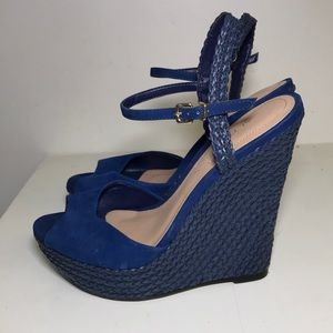 Aldo wedges platform pumps sandals Sz 7(37.5)